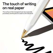 Kompatibel dengan Stylus Generasi ke-1 dan ke-2, Ujung Apple Pencil, Ujung Konversi Tanpa Kertas, Ujung Jarum, Ujung Tulis dan Gambar Tahan Aus, Komponen Pengganti Peredam Anti-Selip, 2 Buah/Set Ujung 6 Buah - MultiWarna - View 5