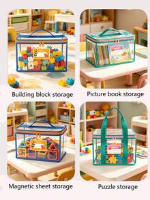 Children's Storage Bag Travel Tote Bag Small Parts & Beads Organizer Bag - Multicolor - View 9