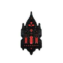 Gothic Cathedral Enamel Badge Black & Red Gothic Architecture Brooch Dark Vintage Religious Castle Pin Suitable For Coats Backpacks Gothic Style Gift - Multicolor - View 7