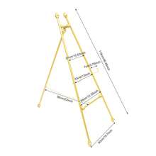 2-Pack Lightweight, Portable Wedding Sign Easel With Adjustable Hooks, Versatile Picture Frame Holder For Wedding, Bridal Shower, Engagement & Table Decor - 2pcs - 查看 8