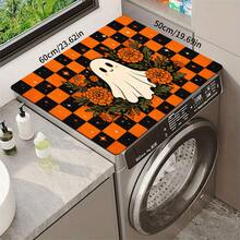 1 pieza Alfombrilla de drenaje de cocina de barro de diatomeas con patrón de fantasma de Halloween, alfombrilla absorbente de secado rápido y antideslizante para cafetera y secado de platos, adecuada para encimera de cocina y decoración del hogar festiva - Multicolor - Ver 10