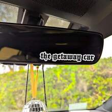 汽車貼紙 The Getaway Car－乙烯基貼紙，適用於汽車、筆記型電腦、水壺等，汽車配件貼紙 - 逃跑 - 查看 2