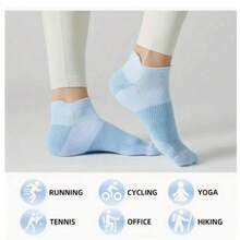 1/5/10 Pairs Women's Sports Sweat-Absorbing Breathable Socks, Suitable For All Seasons, Comfortable And Breathable Design, Applicable For Sports And Business Casual - Multicolor - View 2