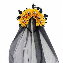 Halloween Costume Prop Realistic Funny Wolf Claw Gloves (Plastic Product With Slight Scratches) - Suitable For Role Play, Movie Performance And Party Accessories - Flexible Joints, Breathable Design, No Charging Required, Halloween Party Costume Headband Witch Mesh Headband Skull Head Clip European And American Ghost Festival Realistic Flower Headpiece - Multicolor - View 8