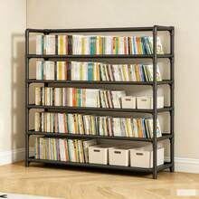3-Tier/5-Tier Metal Standing Storage Rack, Easy Assembly, Home Entryway Shoe Rack, Bedroom Bookshelf, Living Room Multi-Function Storage Shelf, Dormitory Multi-Layer Organizer - Multicolor - View 8