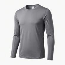Kit 3 Camisetas Manga Longa Masculina Térmica Confortável Leve Respirável Microfibra - GG - Visão 4
