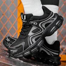 Dian Sen Sepatu Kerja Ujung Baja Unisex, Anti-Benturan dan Anti-Tusukan, Sepatu Pelindung Ringan, Cocok untuk Perlindungan Kerja Harian di Gudang dan Konstruksi - Hitam - View 7