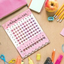 1 Set Composite Multiplication Table, Perfect For Math Lessons And Back To School Gifts. Multi-Functional Craft | Suitable For Family Gatherings. 2D Flat 1x1 Multiplication Table Cards, Colorful Numbers. Perfect Choice For Math Lessons And Back To School Gifts. Multi-Functional Craft | Art, Back To School Season. - Multicolor - View 8