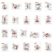 41pcs Yoga Pose Cards, Beginner's Guide For Men & Women - Fitness & Stretching Instructions, With Basic Practice Set. Perfect Gift For Newbies Or Instructors, Practice Flash Cards, Yoga Pose Illustrated Cards, Pilates Exercise Diagrams - Multicolor - View 9