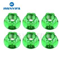 Wanyifa 6Pcs Titanium Alloy M6/M8/M10/M12/M14/M16 Fancy Nuts Motorcycle Upgrade Replacement Accessories - A - View 88