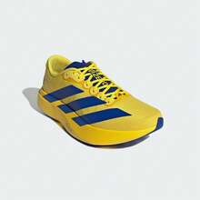adidas Adizero Evo SL 舒適貼合 哥倫比亞隊配色透氣輕盈增高跑鞋 男款 黃色 - 黃色 - 查看 3