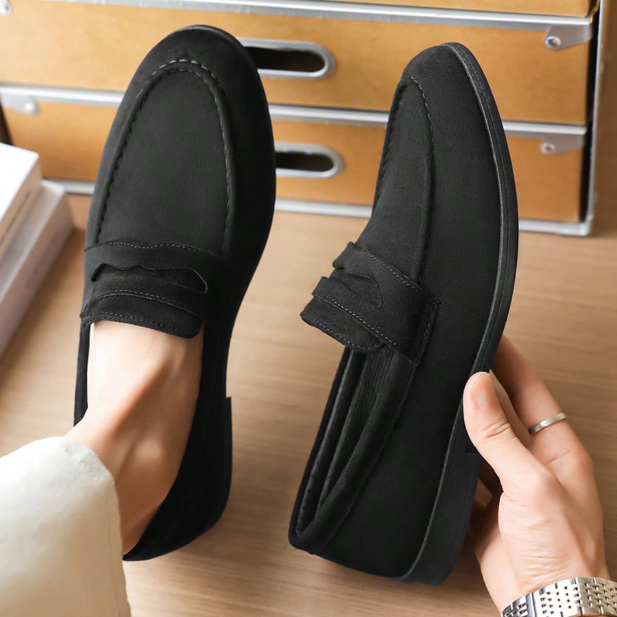 Comfortable Breathable Non-Slip Wear-Resistant Sole Fashionable Elegant Gentleman Social Shoes Daily Wear Student Graduation Ceremony College Style Business Formal Shoes Men Office Party Banquet Spring Summer Autumn Men's Shoes