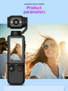 Portable High-Definition Night Vision Sports Camera, 180° Rotatable Lens - Hands-Free Wearable Camera For Cycling, Hiking And Sports Recording, Rechargeable, Video Diary Camera, Pocket-Sized Stabilizer Camera With 180° Rotation, Full-Body Filming, Suitable For Video And Recording, Perfect For Life Recording And Travel, 2000mAh - Multicolor - View 12