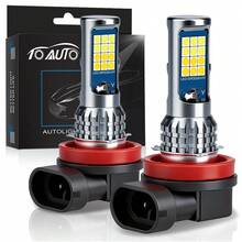 TOAUTO 2PCS H11 LED Fog Lights Bulbs 9005 9006 HB3 HB4 LED Headlight For Car 80W 25000LM White Yellow Auto Headlamps Plug&Play 12V - A - View 11