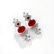 1 Set Fashion Women's Jewelry Set, Cubic Zirconia Inlaid, Earrings, Necklace, Suitable For Women/Brides, Festivals/Parties, Weddings/Banquets, Gifts - Jewelry Set - View 7