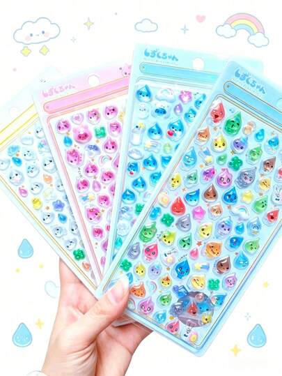 These Super-Cute, Soft, 3D Anime-Style Stickers-Featuring A Soothing "Cat Paw" Design-Are Packed With Charm And Perfect For Decorating Planners. Crafted From High-Quality Materials With A Premium Look And Feel, They Are Ideal For Customizing Smartphones, Laptops, Suitcases, Mugs, Skateboards, Notebooks, Guitars, And More.
