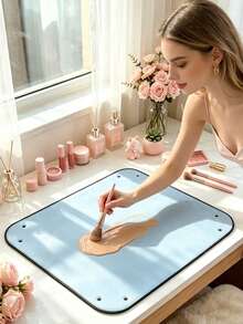 Large Size Thickened Desk Mat, Waterproof Makeup Pad, Desk Mat Protector, Reversible, Office Desk Pad, Large Waterproof Desk Mat, Non-Slip PU Leather Desk Blotter, Laptop Desk Mat, Waterproof Desk Writing Pad, Suitable For Office And Home, Use As Mouse Pad, Writing Pad, Drawing Pad And Makeup Pad, Great For Travel, Back To School, Daily Business Trips, Teacher's Day Gift - Multicolor - View 3