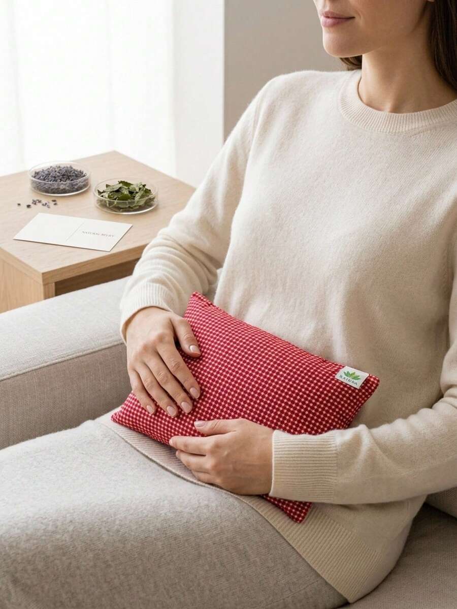 Compresa Herbal Malika de Semillas y Hierbas Aromáticas | Terapia Frío/Calor | Ideal para Alivio de Cólicos, Dolores Musculares y Relajación - Ver 1