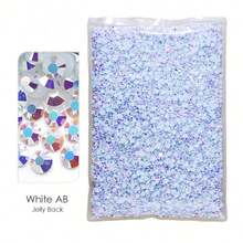 YONGNING 20,000pcs 3mm Jelly AB Color Resin Beads, Multi-Color Flat Bottom Crystal DIY Set - 3mm 20000pcs - View 15