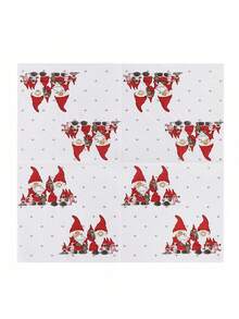AFYPRTY 20pcs/Bag Christmas Napkins 6.5-Inch Napkins Festival Decorations Suitable For Christmas Party Decoration Restaurant Kitchen Bar Supplies,Christmas - A - View 3