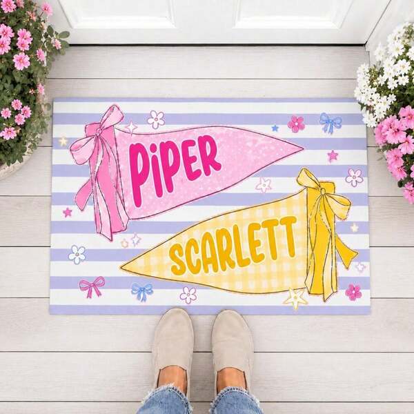 Custm Name Classroom Doormat Personalized Dorm Doormat, Dorm Decor For College, Best Roommate Gift, Personalized Doormat, Custom Mat