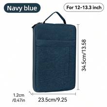 DANYCASE 筆電內層保護袋，相容 MacBook、HP，11-15.6 吋 Ultrabook 筆電保護套，防震、防水、輕量 - 黑色 - 查看 15