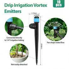 Blue Garden Irrigation System Sprinkler, 6mm Diffuse Sprinkler, 360 Degree Adjustable All-Directional Sprinkler, Garden Sprinkler - Atomizing Nozzle - View 13