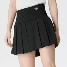 Adidas 三葉草女子SKIRT運動休閒半身裙 - 黑色 - 查看 4