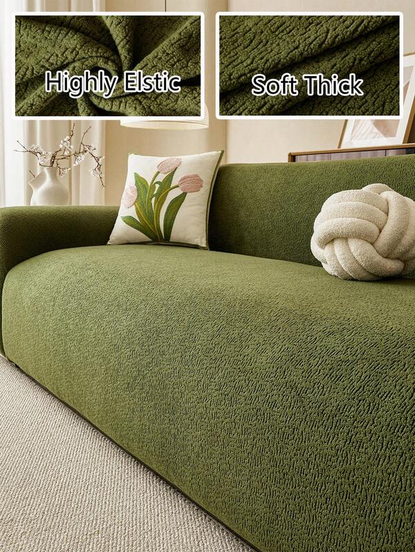 1 buah Sarung Sofa Jacquard 3D Elastis Tahan Aus, Sarung Sofa Minimalis Modern Anti Selip Anti Debu Dapat Dicuci, Sarung Sofa Bentuk L untuk 1/2/3/4 Kursi, Pelindung Sofa Ramah Hewan Peliharaan, Cocok untuk Semua Musim, Kamar Tidur, Ruang Tamu, Ruang Belajar, Kantor