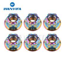 Wanyifa 6Pcs Titanium Alloy M6/M8/M10/M12/M14/M16 Fancy Nuts Motorcycle Upgrade Replacement Accessories - A - View 82