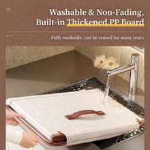 4Pcs 56L Large Foldable Storage Boxes – Fabric Clothes Baskets With Lids, Double Zipper & Faux Leather Handles - 查看 9