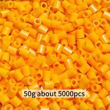5000顆迷你熔珠 2.6mm 微型熔珠 DIY 燙貼珠 Perler 珠 Fusion 珠 燙貼珠玩偶，適用於珠寶製作、像素藝術燙貼耳環、手工玩偶吊飾、裝飾飾品 - 多色 - 查看 24