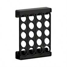 1pc Wall-Mounted Coffee Capsule Storage Rack, Adhesive-Backed Coffee Capsule Holder, 20-Capsule Capacity, Space-Saving Wall-Mounted ABS Display Rack, Kitchen Countertop Storage Rack - Multicolor - View 13