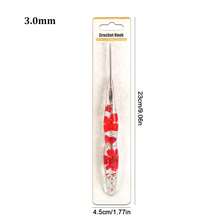 1pc Dried Flower Resin Transparent Crochet Hook, Exquisite Bubble Packaging, New Silver Needle Head, Comfortable Ergonomic Handmade Grip Design, Suitable For DIY Knitting Scarves, Sweaters And Other Handmade Projects - Crochet Needles - View 16