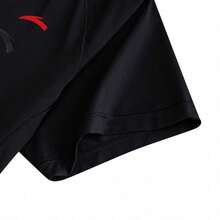 Anta Butterfly Back Ice Silk T-Shirt | UV Protection Sun Protection Short Sleeve T-Shirt Women's Summer Moisture-Wicking Breathable Running Sports Top - Basic Black-5 - View 4