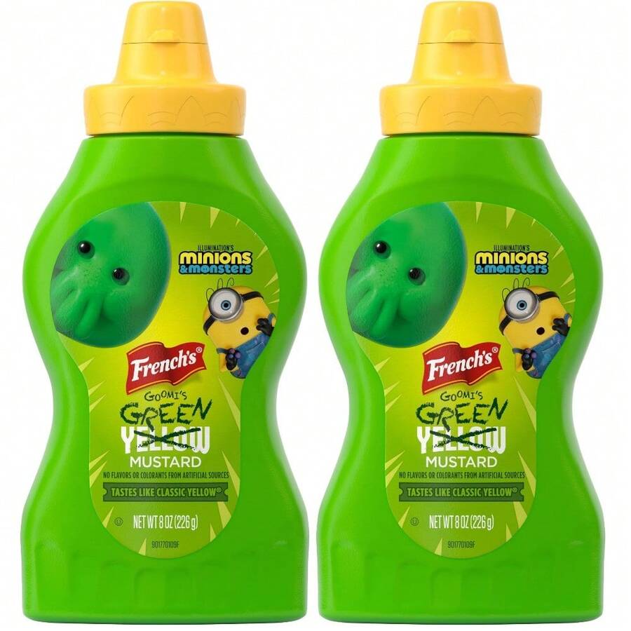 French’s French's Goomi's Green Mustard, Tastes Like Classic Yellow, No Flavors Or Colorants From Artificial Sources, Limited Edition Offering While Supplies Last, Hot Dogs, Pretzel Dip, Hamburgers, 8 Oz - 8 Ounce (Pack Of 4) - View 1