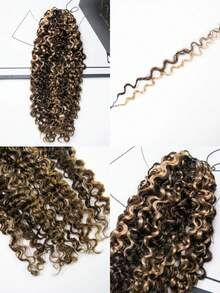Y WIGS Water Deep Wave #4/27 Miracle Knots 鉤編辮髮 真人髮 18英吋 55g 100% Remy 真人髮接髮 波希米亞編髮 羽毛線鉤編髮輕盈款 適合返校季、萬聖節、假期、度假、日常、運動 - S4/27 - 查看 5