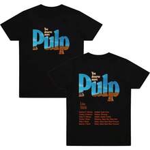 Pulp Band Live 2026 T-Shirts, Rock Band Graphic Tees, Grunge Hip Hop, Unisex Streetwear, Cotton, Men Women, High Quality, New - 2 - View 2