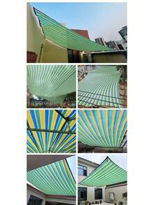 Large Size Colorful Sun Shade Net For Garden, 95% UV Protection, Breathable Outdoor Shade Cloth With Grommets, Suitable For Patio, Greenhouse And Plants - One Size Fits All - View 4
