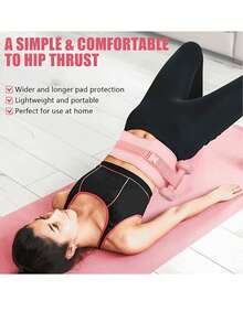 Sabuk Angkat Beban Dumbbell, Sabuk Angkat Beban yang Dapat Diatur dengan Lapisan Anti Selip, Peralatan Latihan Pinggul Portabel untuk Latihan Otot Bokong di Rumah - MultiWarna - View 6