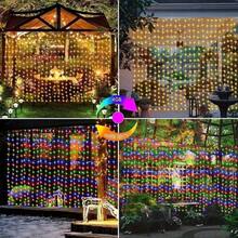 1pc 100-600LEDs Decorative Fairy Garland USB Plug-In String Lights With Remote Control, For Christmas New Year Wedding Party Room Decoration - USB Plug - View 8