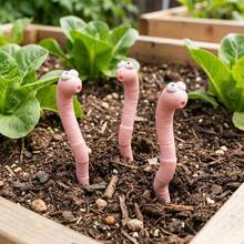 1pc,Cute "Thirsty Bug" Garden Decoration, A Charming Pink Insect, Is Perfect For Enhancing The Decoration Of Indoor And Outdoor Plants - Multiple Styles - View 1