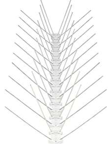 Bird Spikes With Plastic Base, Bird Spikes Pigeon Spikes Fence Kit For Keeping Small Bird 5m 10pcs 50 Cm Fence Spikes - Silver - View 3