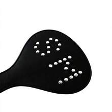 Leather Spanking Paddle BDSM Sex Paddle For Adult Spanking Bondage Role Play SM Toys SM Letter Rivet - 1PC - View 5