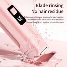 2-In-1 Dual-Head Electric Shaver For Women, Cordless Bikini Trimmer, Gentle Touch, Wet & Dry Waterproof Design, USB Rechargeable, Suitable For Bikini Line, Underarms, Legs And Full Body Hair Removal, Portable Travel Epilator - View 8
