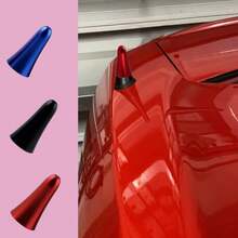 TRTY 1pc 1.57inch Aluminum Alloy Car Roof Short Antenna And 2 Universal Screw Adapters, Car Conical Short Antenna, Antenna Top Cover Modification Accessory, Avoid Roof Rack Obstruction - High Conductivity Copper, Corrosion And Deformation Resistant, Suitable For Holden 1317 And Most Car Models Short Antenna Modification, Enhance Audio Signal And Clear Sound Quality, Also Suitable As A Gift - Conical Short Car Antenna - View 11