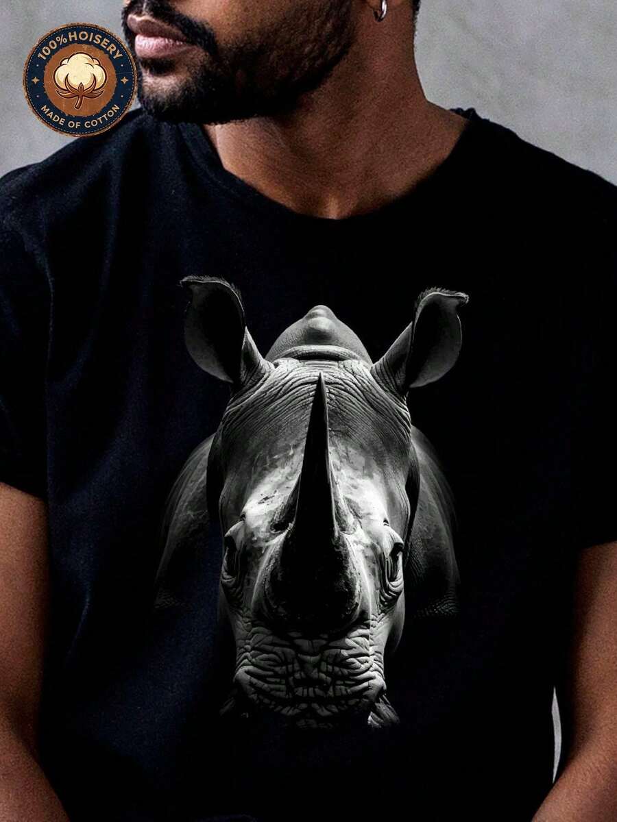 Men T-Shirts - Black - View 1
