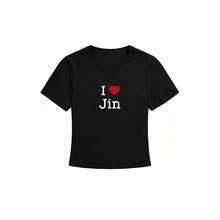 Camiseta básica unisex negra de manga corta inspirada en música asiática en vivo, camiseta de mujer, ropa deportiva, camiseta negra, Halloween, estilo de los 90, ropa y2k, estilo de los 2000 - Negro - Ver 1