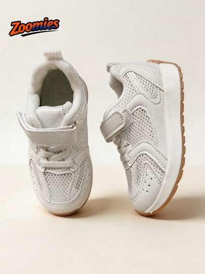 All-Season Fashionable Cute Kids' Sports Shoes, Breathable Mesh Material, Back To School Daily Soft Non-Slip Durable Casual Running Shoes