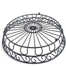 1pc Of Creative Double-Layer Fruit Basket, Large Capacity, Double-Layer Design, Can Hold Fruits, Snacks, Candies, Used In Living Room, Restaurant, Gathering, Party - Black - View 3